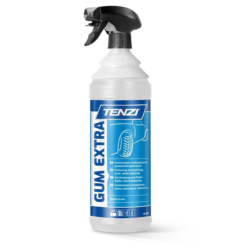 TENZI GUM EXTRA 1l Ożyw Gumę i Plastik! Preparat do Konserwacji Opon i Uszczelek - Nabłyszczanie, Elastyczność, Ochrona UV!
