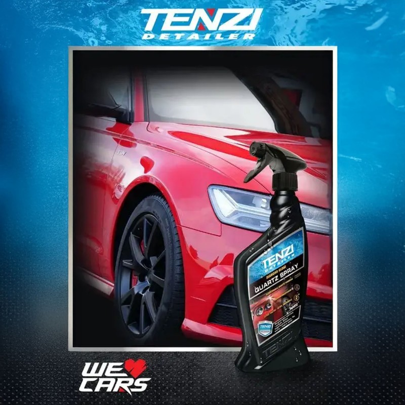 TENZI DETAILER QUARTZ SPRAY 0,6L Płynny Kwarc - Długotrwały Blask, Superhydrofobowość, Ochrona UV