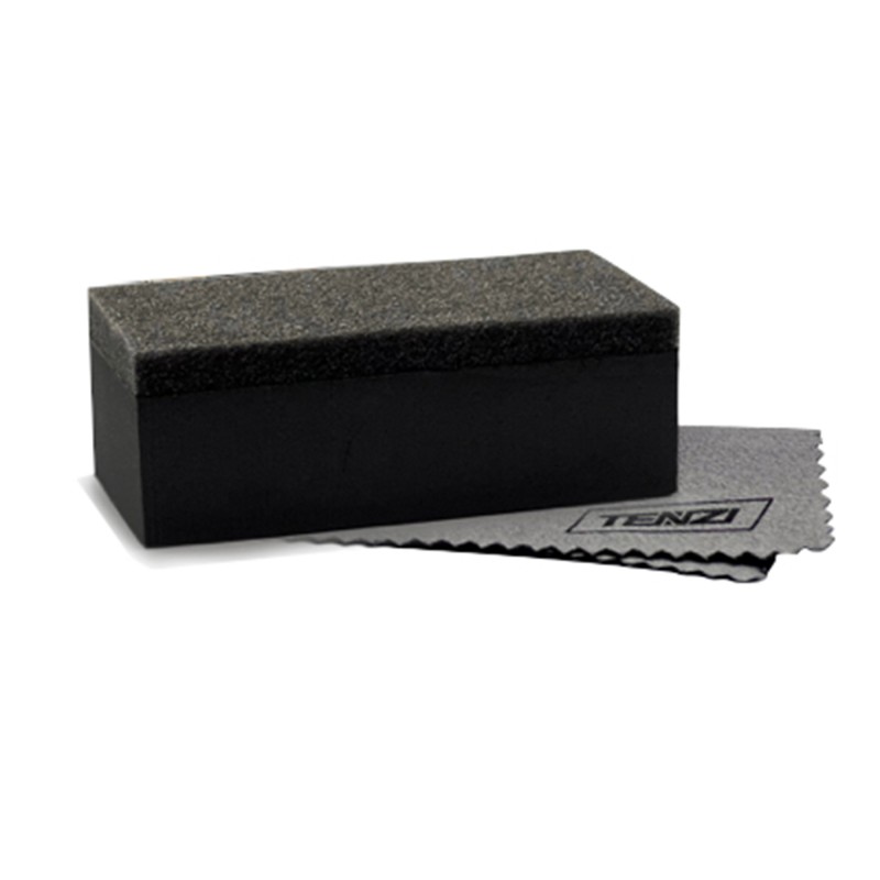 Aplikator precyzyjny 8x4x3 cm ze szmatką 10x10 cm Tenzi TZ0055A