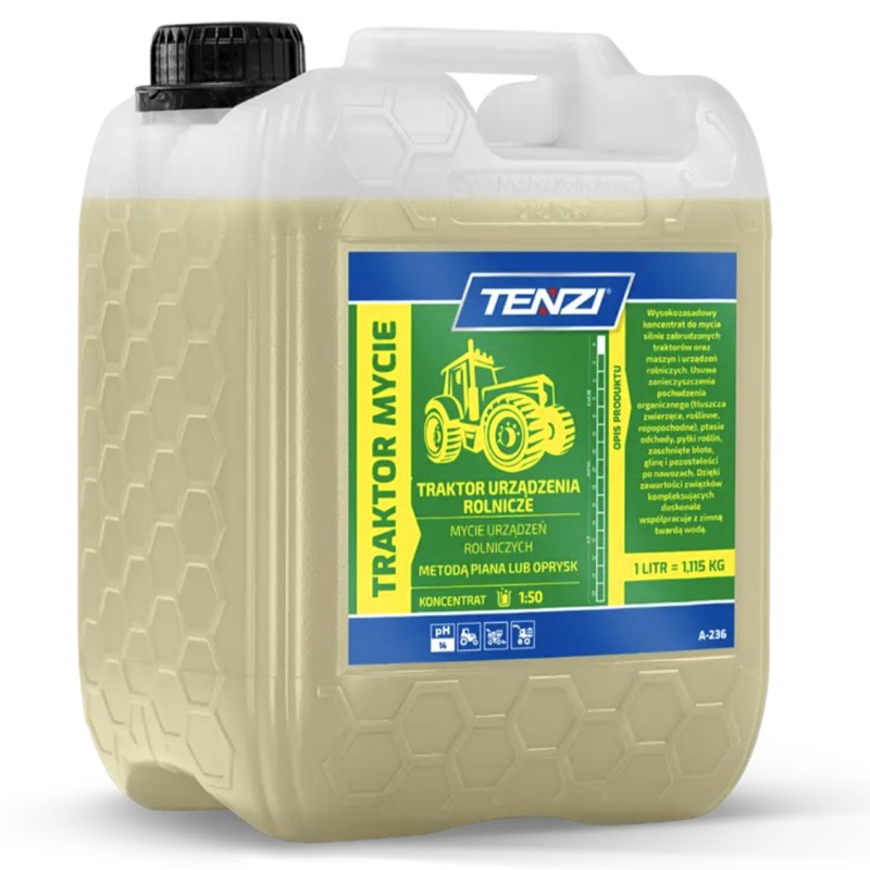 Tenzi Traktor Mycie 5L – środek do mycia traktorów i maszyn rolniczych