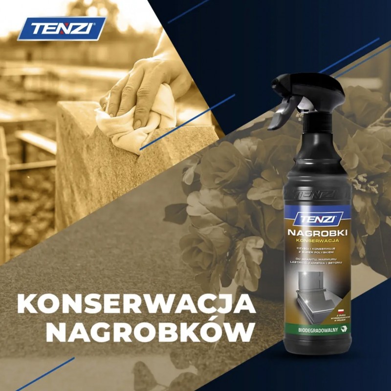 Tenzi Nagrobki Konserwacja 0,6L Środek do konserwacji granitu, marmuru, lastryko i kamienia