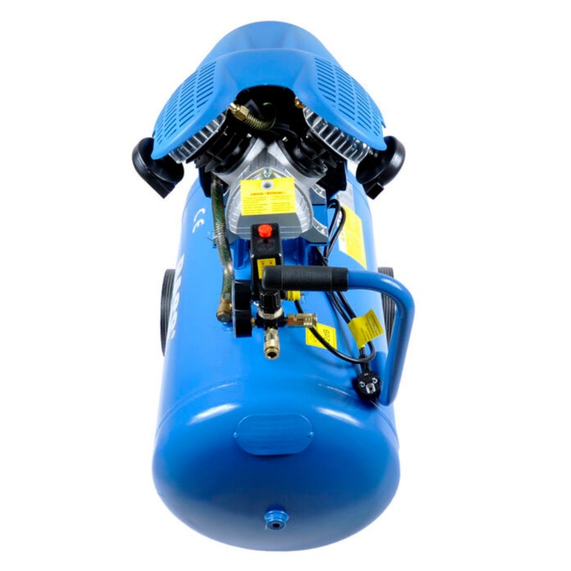 Bass Polska Kompresor powietrza 120 L dwutłokowy, olejowy 5745