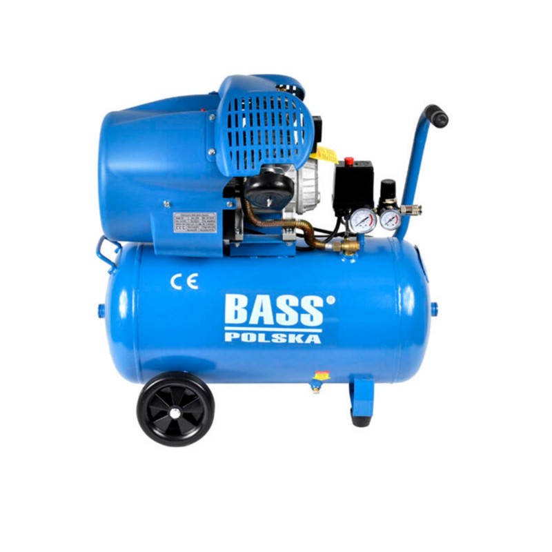 Bass Polska Kompresor powietrza 60L dwutłokowy 5730