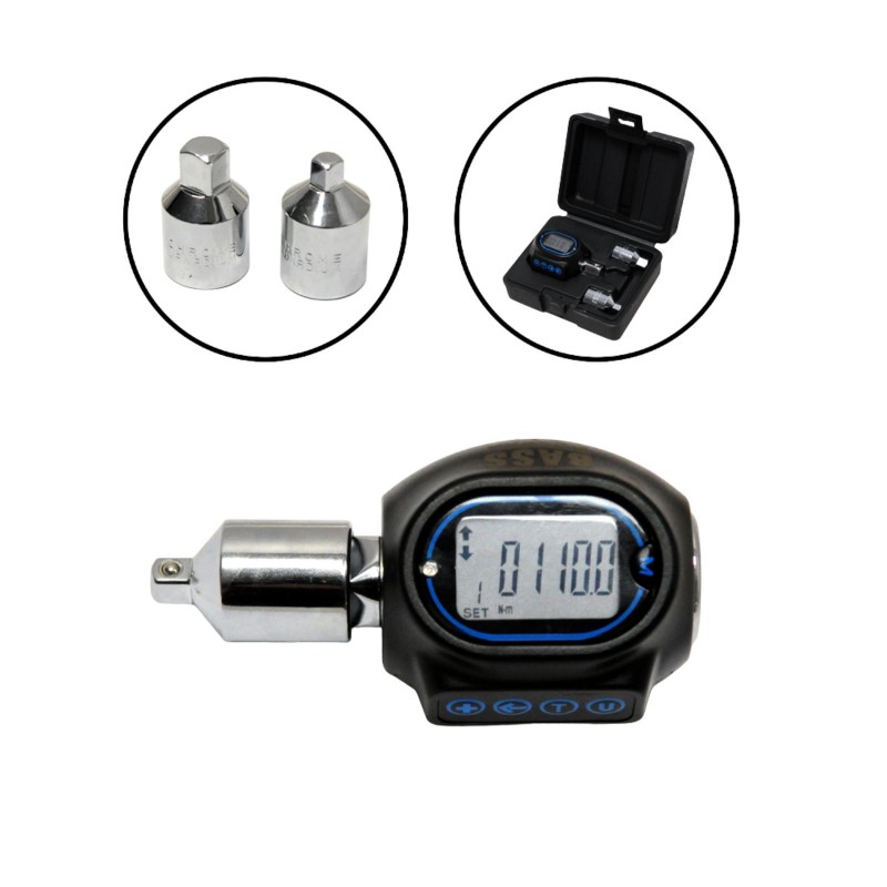 Bass Polska Nasadka dynamometryczna 1/2`` 3/8`` 1/4`` 0 - 200 Nm wyświetlacz LCD 7468