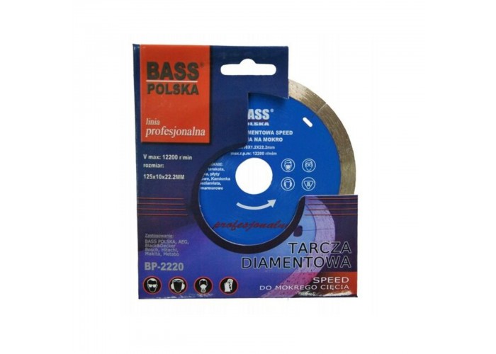 Bass Polska Tarcza diamentowa do cięcia na mokro 125mm 2220