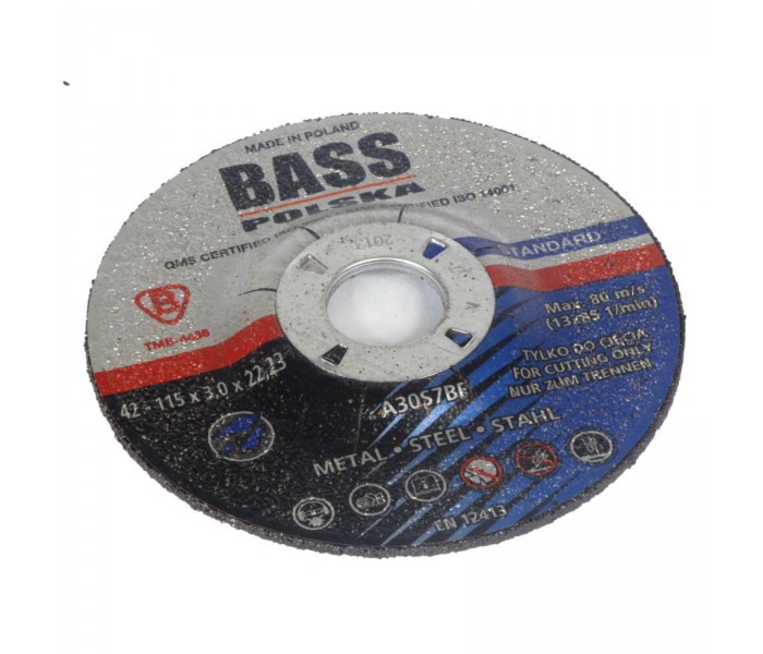 Bass Polska Tarcza do cięcia metalu 115mmx3.0x22.3mm 2474