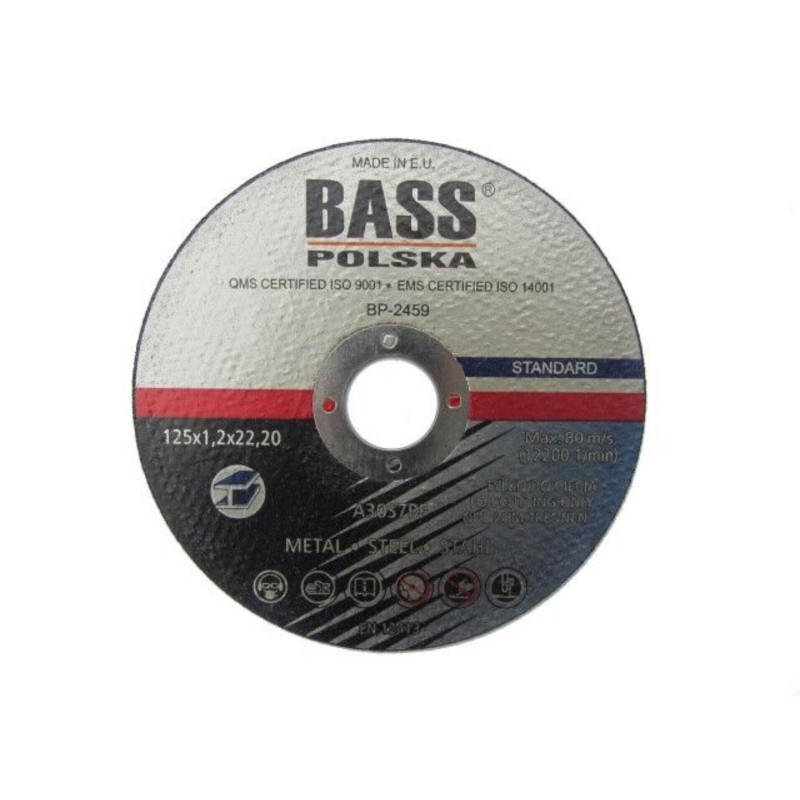 Bass Polska Tarcza do cięcia metalu 125mmx1.2x22.2mm 2459