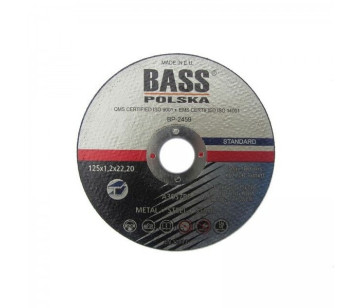 Bass Polska Tarcza do cięcia metalu 125mmx1.2x22.2mm 2459