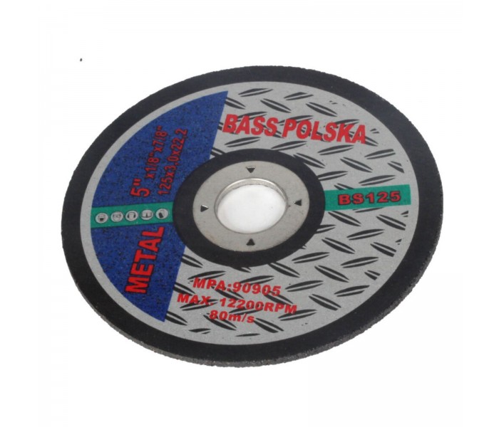 Bass Polska Tarcza do cięcia metalu 125mmx3.0x22.2mm 2465