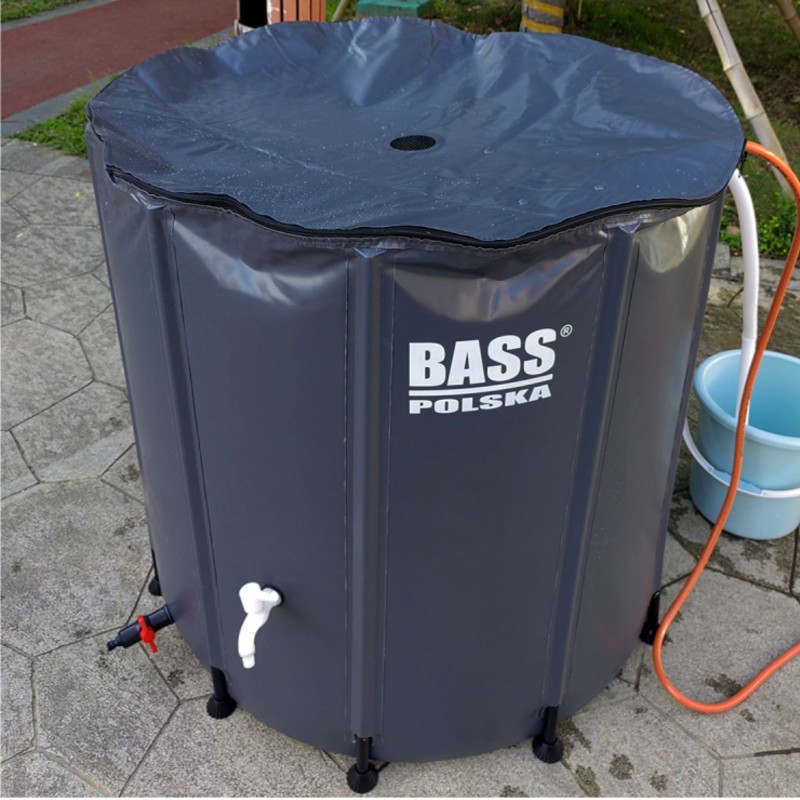 Bass Polska Beczka na wodę deszczową 390 L szara BH 79987