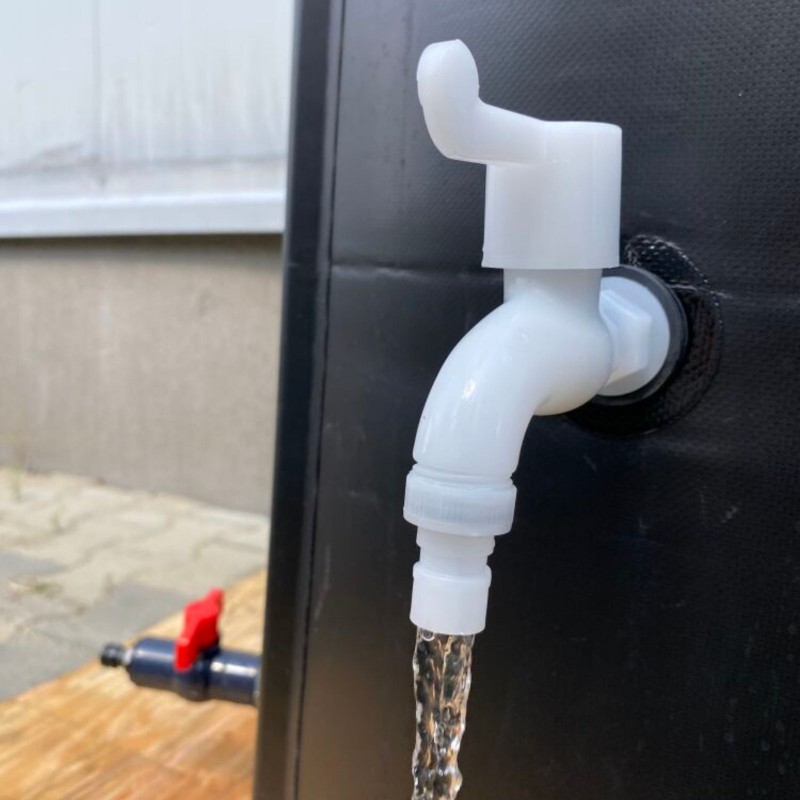 Bass Polska Beczka na wodę deszczową 500 L czarna BH 79998