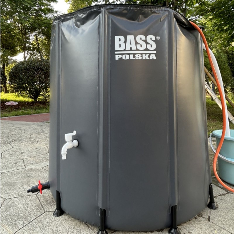 Bass Polska Beczka na wodę deszczową 750 L szara BH 79989