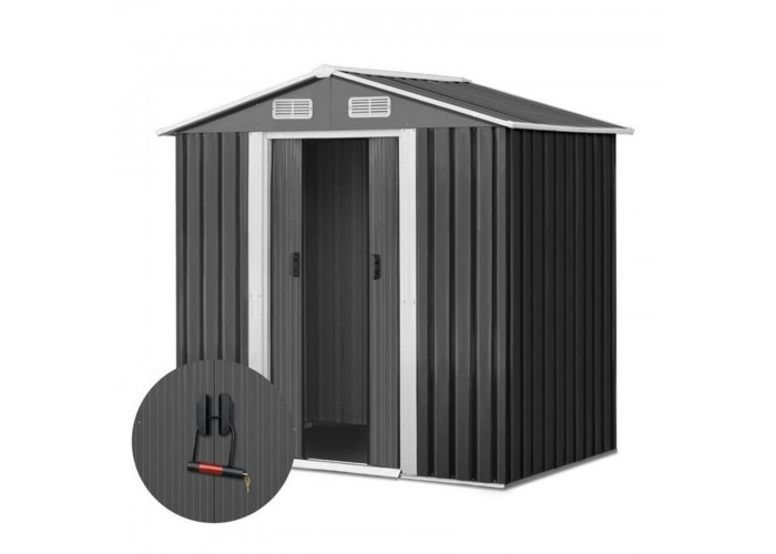 Bass Polska Domek ogrodowy 2 x 2,6 x 1,9 m szary BH 28564