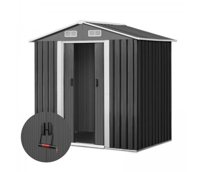 Bass Polska Domek ogrodowy 2 x 2,6 x 1,9 m szary BH 28564