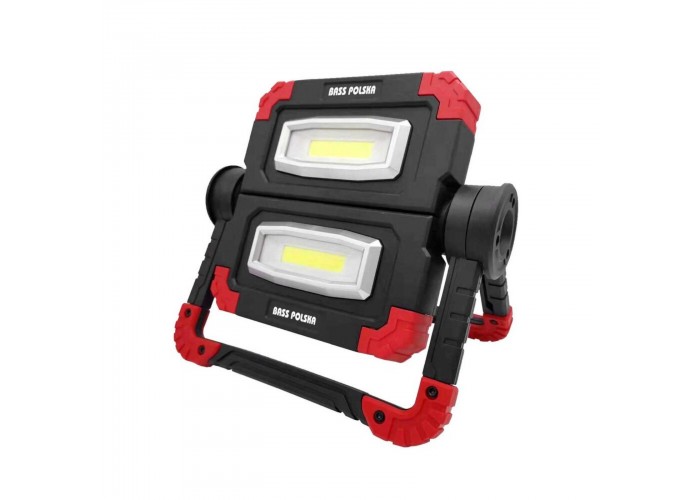 Bass Polska Lampa LED COB akumulatorowa składana podwójna 5905