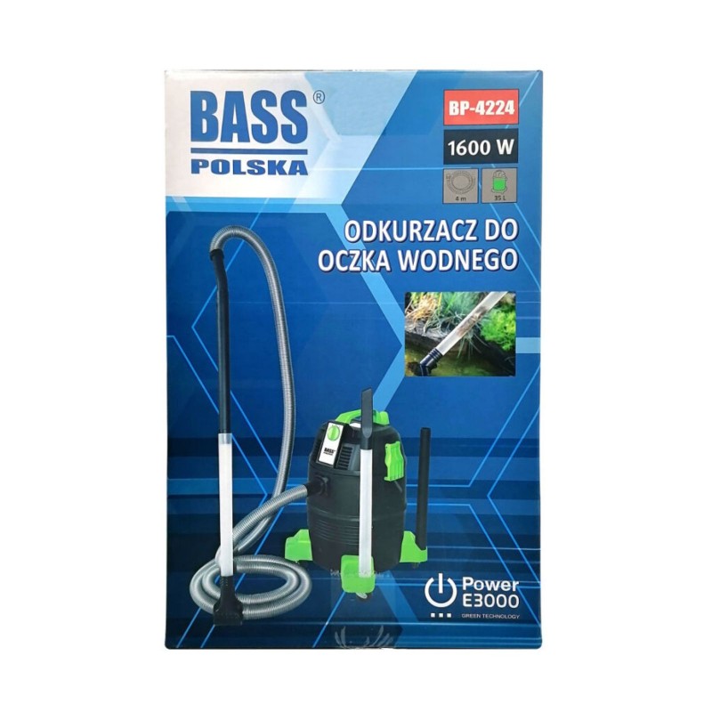 Bass Polska Odkurzacz do oczka wodnego z zestawem dysz 4224