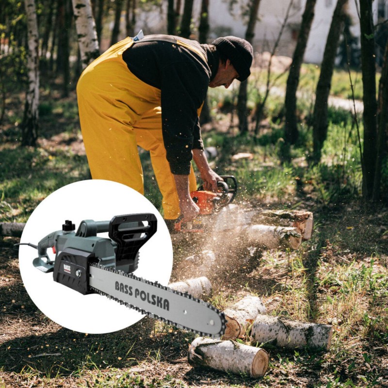 Bass Polska Piła łańcuchowa elektryczna 2200 W 16 cali 8309