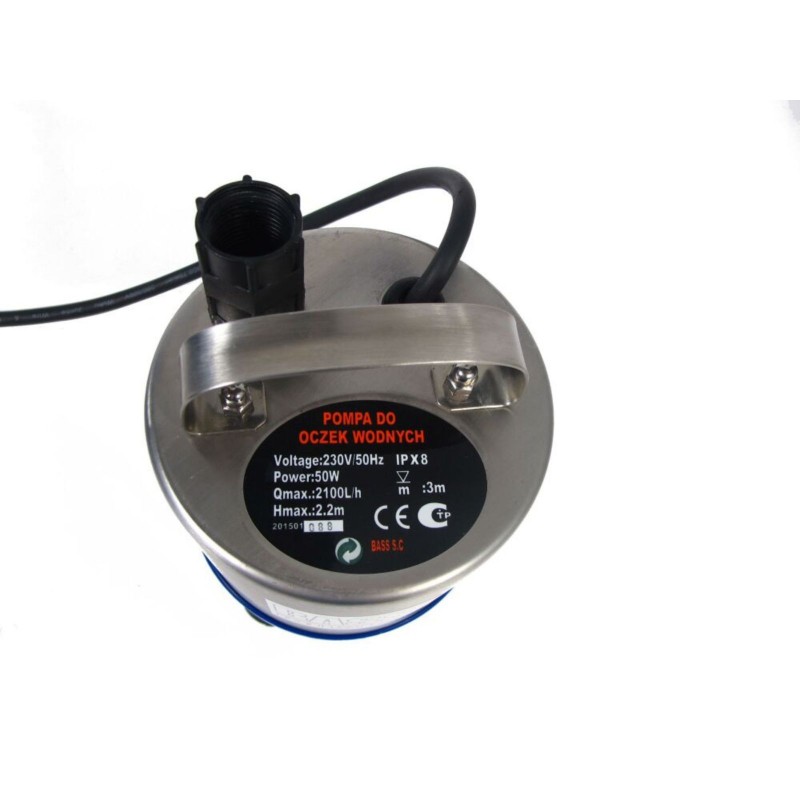 Bass Polska Pompa do oczka wodnego fontannowa 50 W 7962