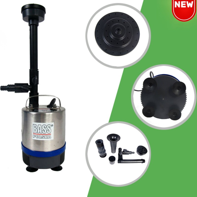 Bass Polska Pompa do oczka wodnego fontannowa 50 W 7962