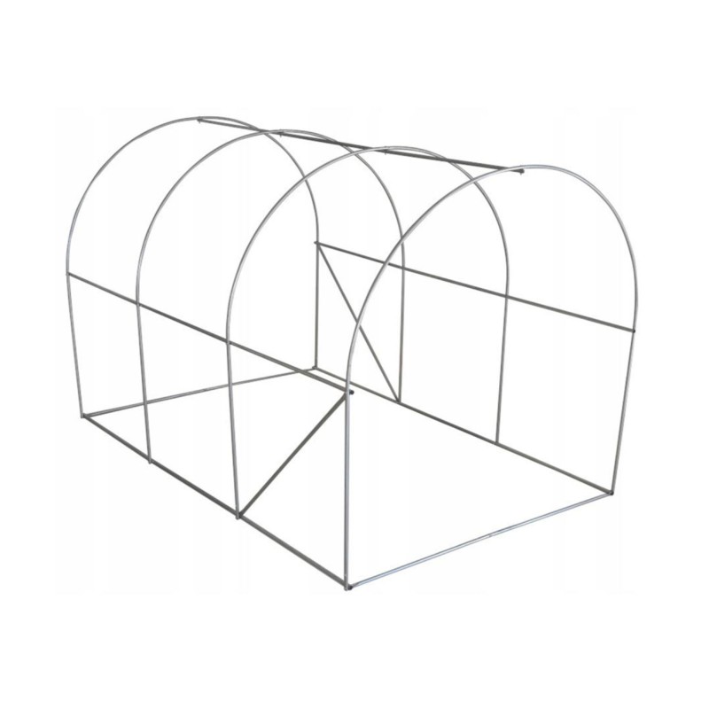 Bass Polska Tunel ogrodowy foliowy 300 x 200 x 200 cm w kolorze szarym UV 12 85900