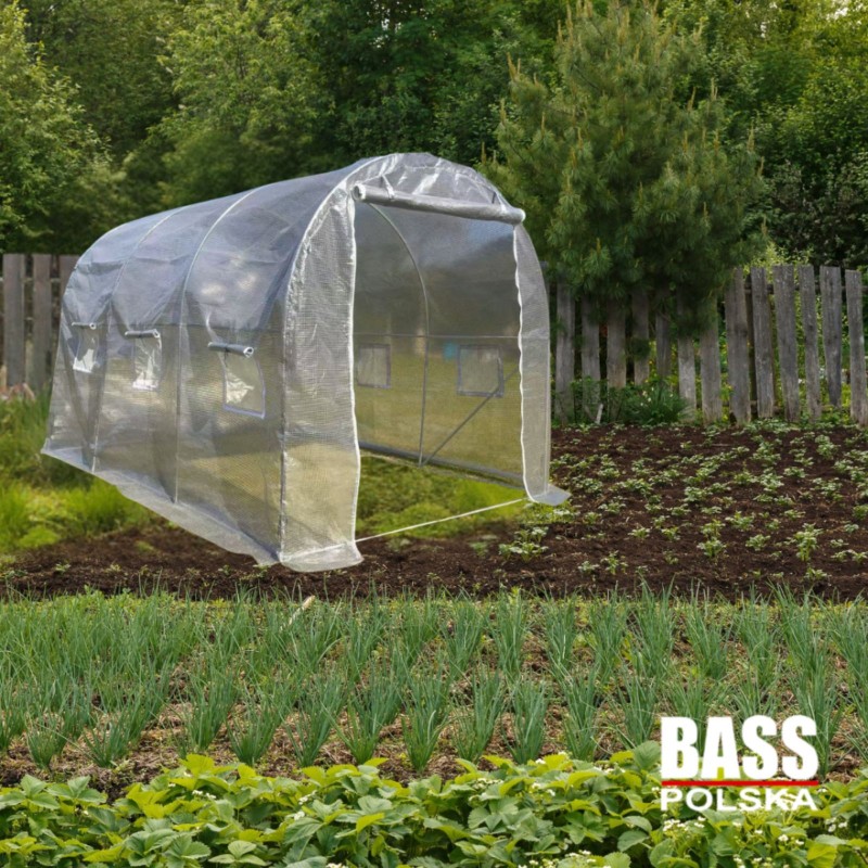 Bass Polska Tunel ogrodowy foliowy 300 x 200 x 200 cm w kolorze szarym UV 12 85900