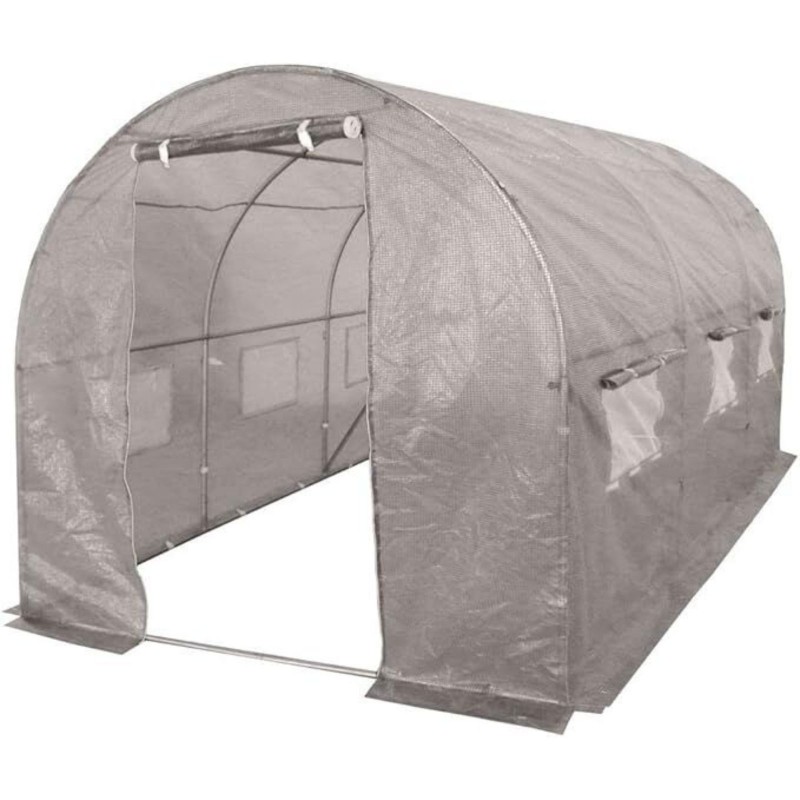 Bass Polska Tunel ogrodowy foliowy 300 x 200 x 200 cm w kolorze szarym UV 12 85900