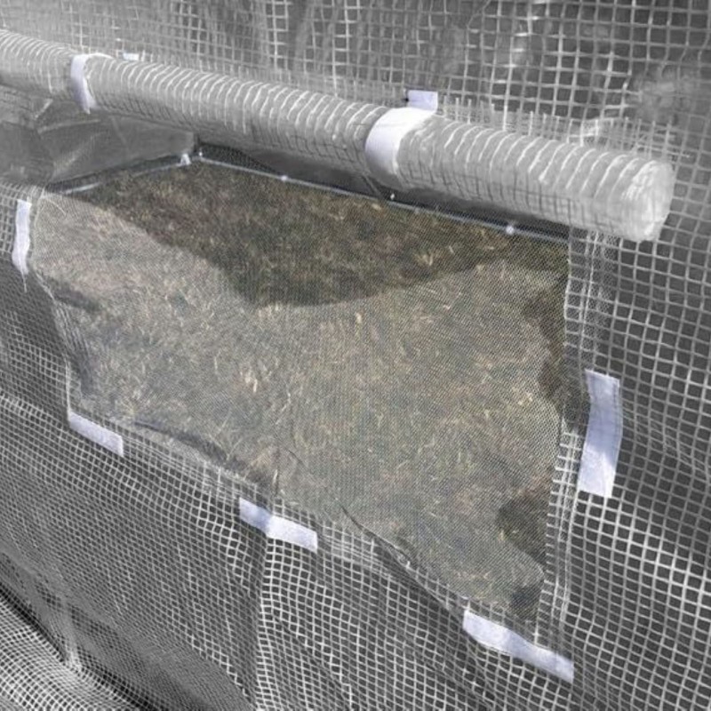 Bass Polska Tunel ogrodowy foliowy 300 x 200 x 200 cm w kolorze szarym UV 12 85900