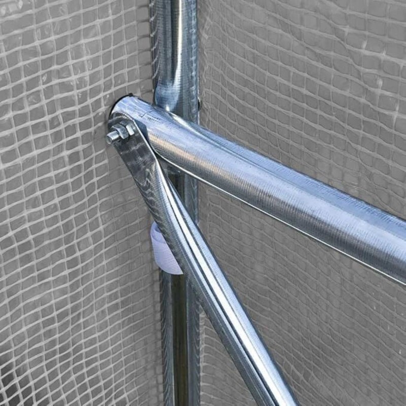 Bass Polska Tunel ogrodowy foliowy 300 x 200 x 200 cm w kolorze szarym UV 12 85900