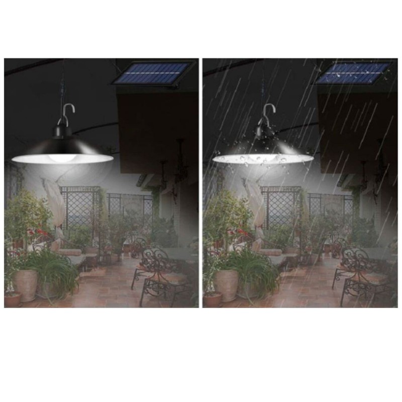 Bass Polska Uliczna lampa solarna z pilotem żyrandol okrągły 5929