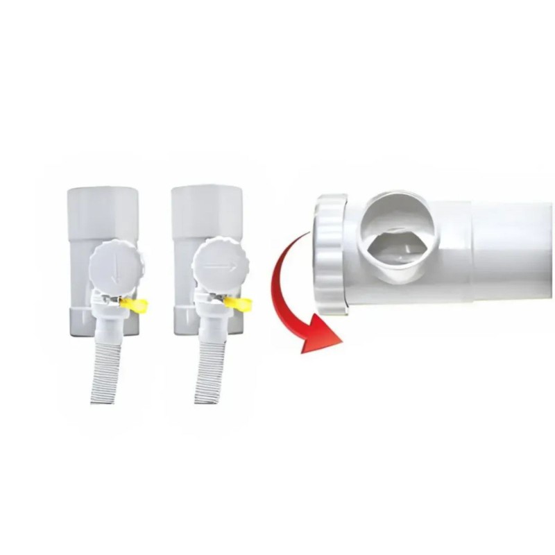 Bass Polska Zbieracz do wody deszczowej 100 mm- biały 8121