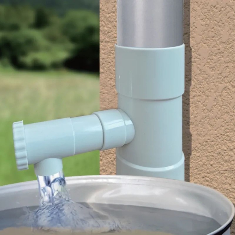 Bass Polska Zbieracz do wody deszczowej 80 mm biały 8120