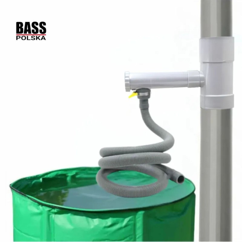 Bass Polska Zbieracz do wody deszczowej 80 mm biały 8120