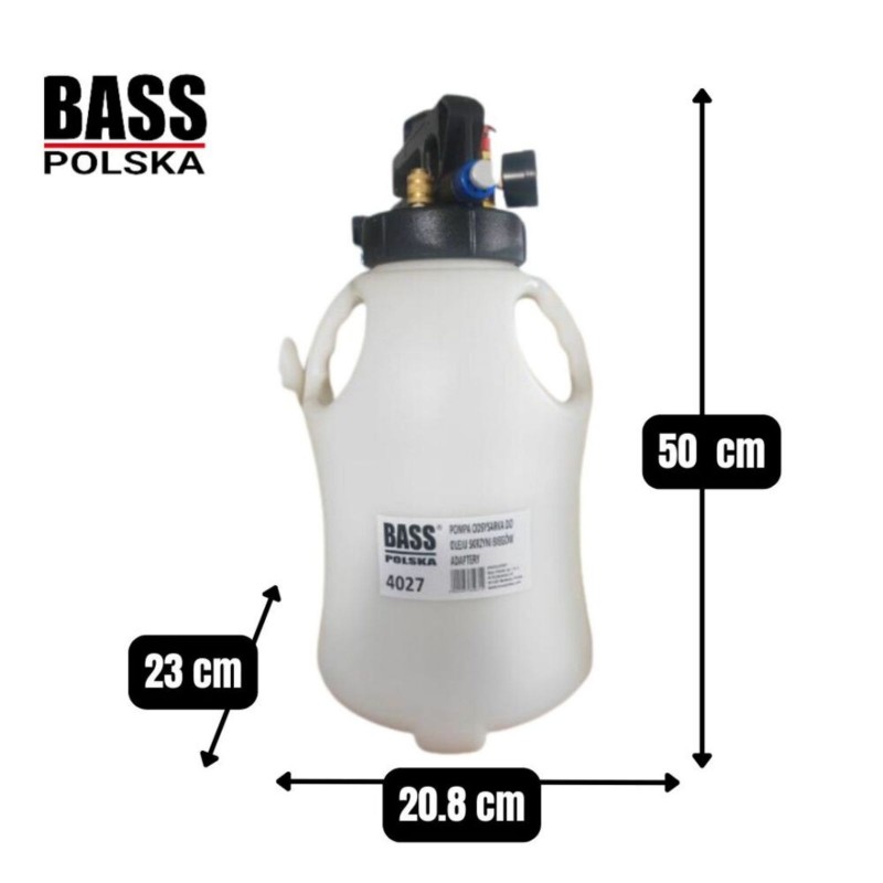 Bass Polska Pompa Oleju 10L do Automatycznych Skrzyni Biegów z Adapterami 4027