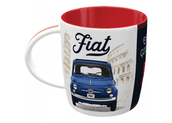 Nostalgic Art 43066 Kubek Fiat 500 Enjoy Good Times