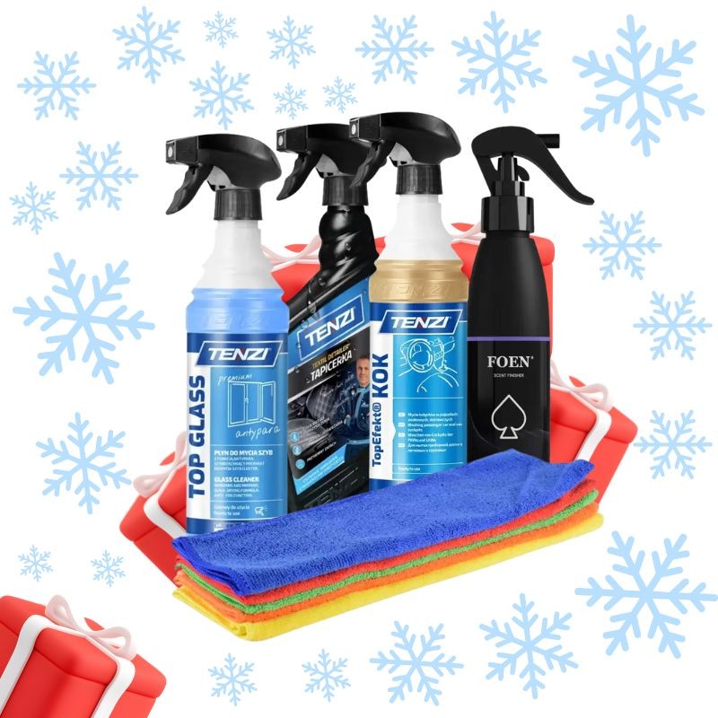 Prezent na Święta dla Chłopaka Ekskluzywny zestaw do Pielęgnacji Auta z FOEN Jack i Tenzi