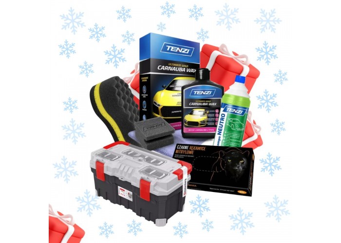 Prezent na Święta dla Chłopaka - Profesjonalny Pakiet do Mycia i Nabłyszczania Auta Tenzi