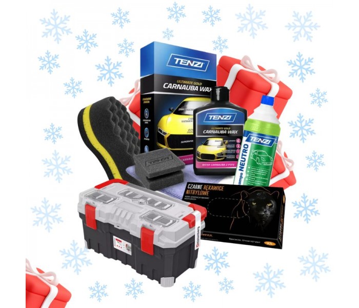 Prezent na Święta dla Chłopaka - Profesjonalny Pakiet do Mycia i Nabłyszczania Auta Tenzi