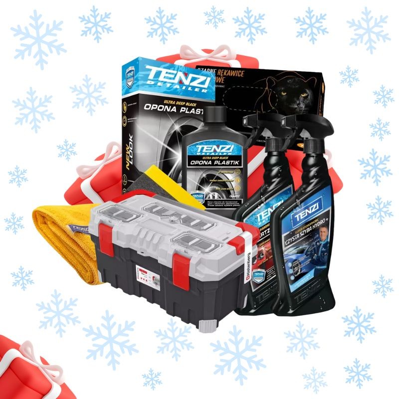 Prezent na Święta dla Chłopaka - Tenzi Detailer Quartz & Opona Plastik z Mikrofibrą