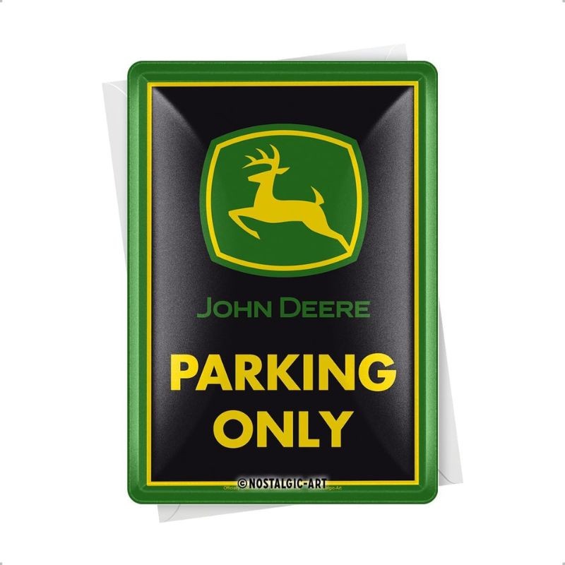 Nostalgic Art 10343 Pocztówka 14x10cm John Deere - Parking Only