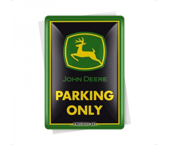 Nostalgic Art 10343 Pocztówka 14x10cm John Deere - Parking Only