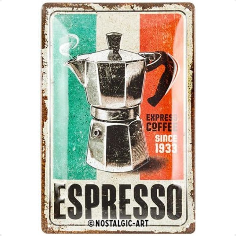 Nostalgic Art 22437 Plakat 20x30 Espresso