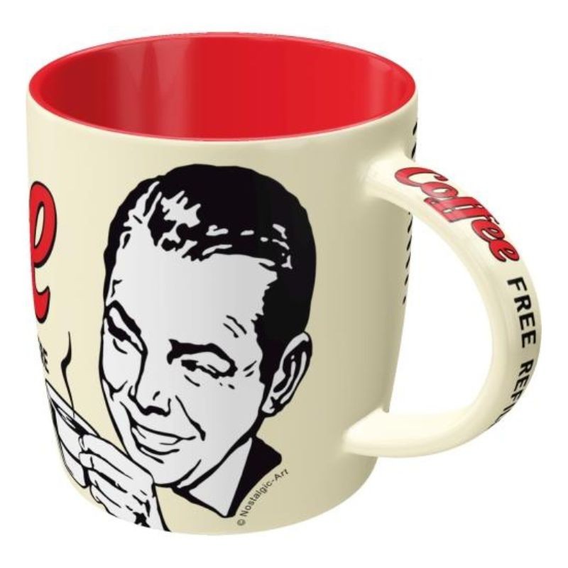 Nostalgic Art 43022 Kubek Strong Coffee Served Here