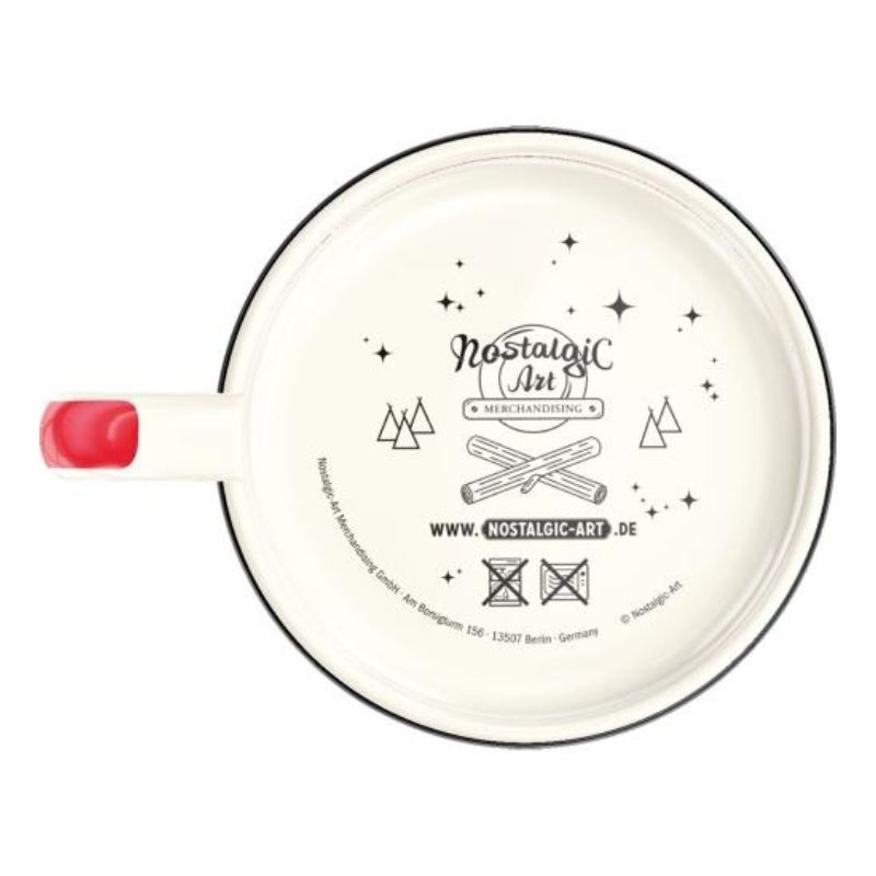 Nostalgic Art 43203 Emaliowany Kubek Strong Coffee Ser Strong Coffee Served Here