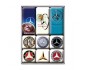 Nostalgic Art 83103 Magnesy 9 szt. Mercedes-Benz - Logo Evolution