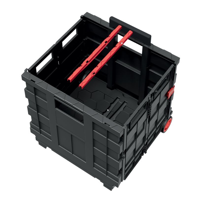 Składany Wózek na kółkach Cart T - KCT4040 - czerwony (3 szt.ktn)