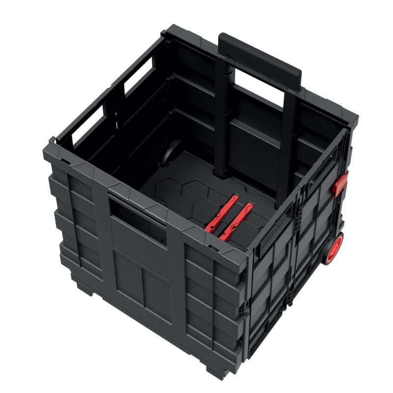 Składany Wózek na kółkach Cart T - KCT4040 - czerwony (3 szt.ktn)