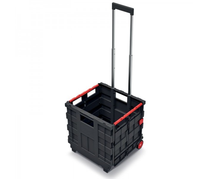 Składany Wózek na kółkach Cart T - KCT4040 - czerwony (3 szt.ktn)