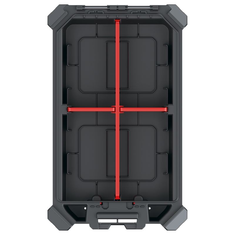 ORGANIZER NARZĘDZIOWY MSX 25 NISKI S - KMX40258S - czarny (5 szt.ktn)