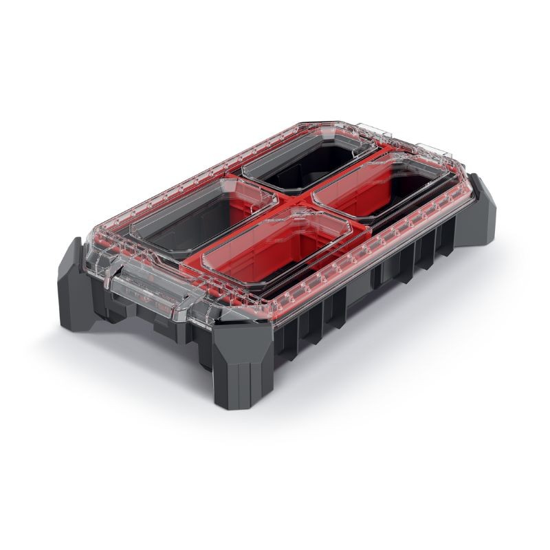 ORGANIZER NARZĘDZIOWY MSX 25 NISKI S - KMX40258S - czarny (5 szt.ktn)