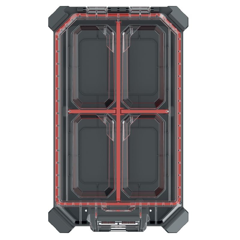 ORGANIZER NARZĘDZIOWY MSX 25 NISKI S - KMX40258S - czarny (5 szt.ktn)